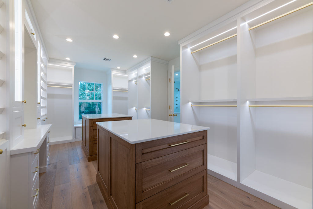 Luxury closet in Essex Estate